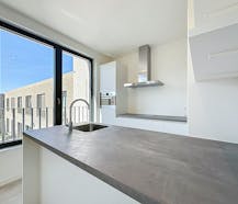 BEN-appartement op de 1ste verdieping met terras te huur op Linkeroever