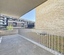 BEN-appartement op de 1ste verdieping met terras te huur op Linkeroever