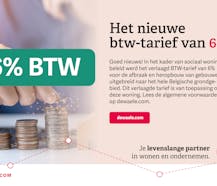 Gelijkvloers appartement met 2 kamers in Ieper