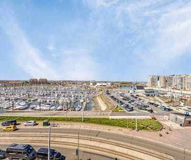 Appartement met frontaal havenzicht te koop in Blankenberge