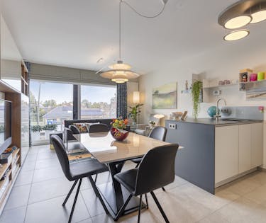 Instapklaar appartement met ruim terras in Koksijde dorp