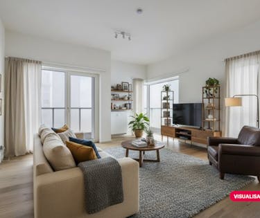 Instapklaar 2 slaapkamer appartement te koop in Antwerpen