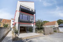 Appartement (101 m²) met 3 slaapkamers en terras in De Panne