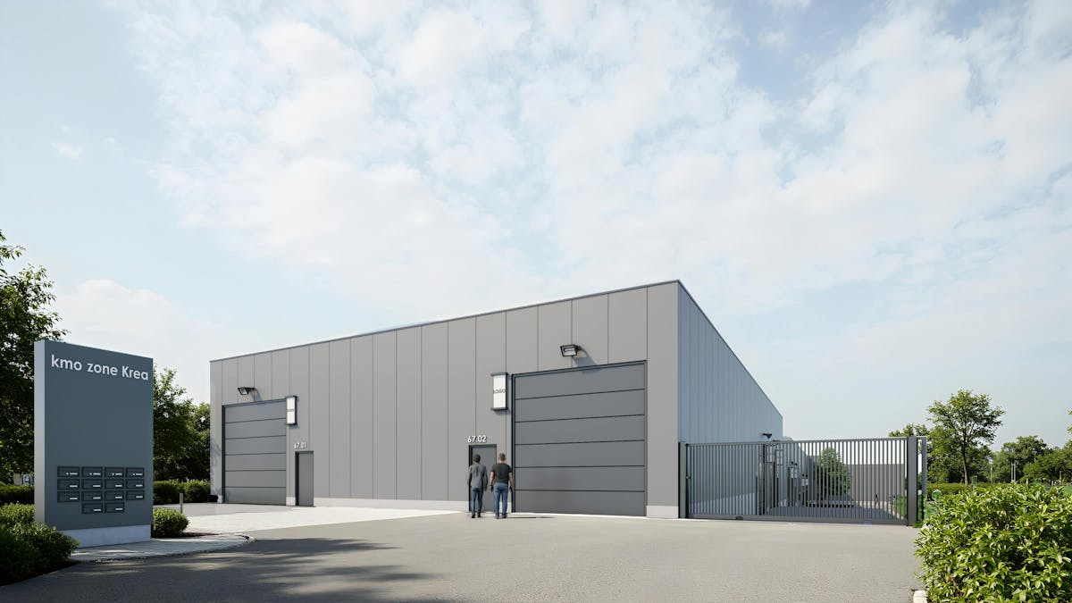 Nieuwbouw KMO-unit van ca. 217 m² (bruto) in project Krea