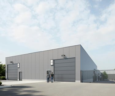 Nieuwbouw KMO-unit van ca. 217 m² (bruto) in project Krea