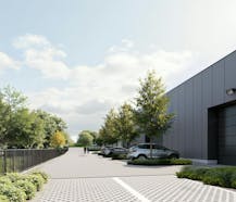 Nieuwbouw KMO-unit van ca. 217 m² (bruto) in project Krea
