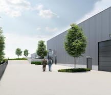 Nieuwbouw KMO-unit van ca. 217 m² (bruto) in project Krea