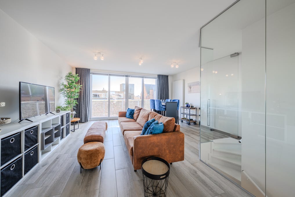 Magnifiek duplexappartement met zonneterras te Oostende