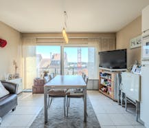 Studio met slaaphoek en zonnig terras te Middelkerke