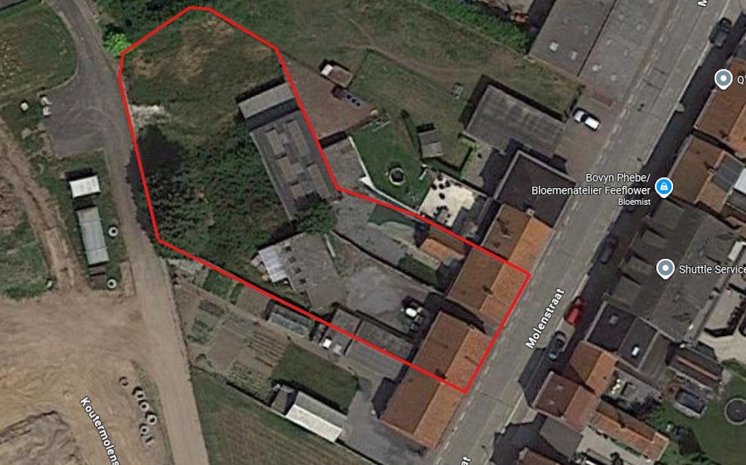 Projectgrond te koop in centrum Wielsbeke