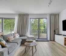 Recent 1-slpk appartement, gelegen in het groen bij de VUB
