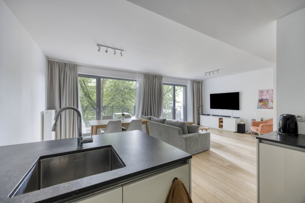 Appt récent 1 ch dans un cadre verdoyant sur le site du VUB.