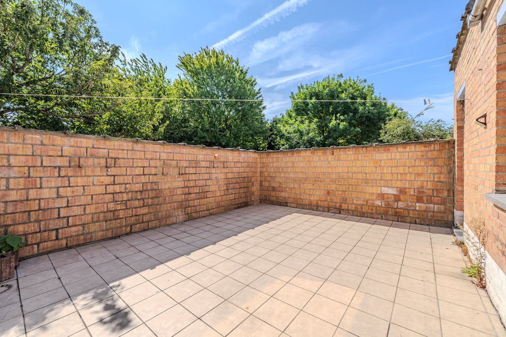 Gelijkvloers appartement met 3 slaapkamers en zonneterras