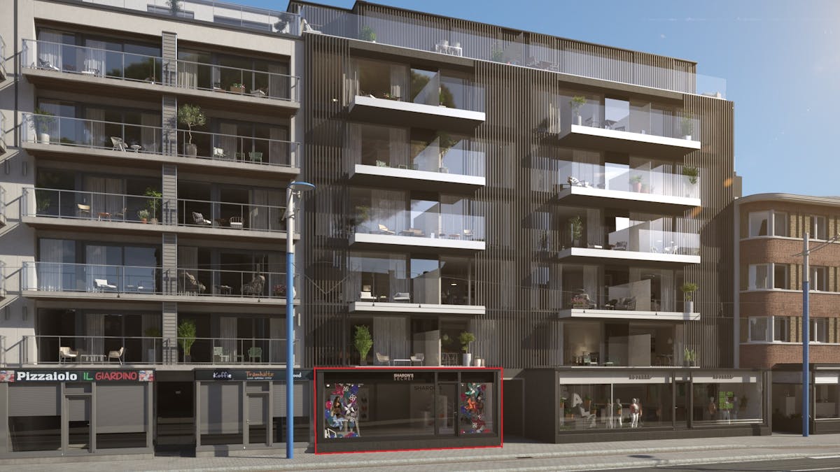 Nieuwbouw handelsruimte te Koksijde