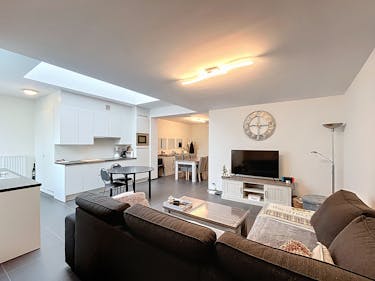 Gelijkvloers appartement met 2 kamers en koer in Poperinge