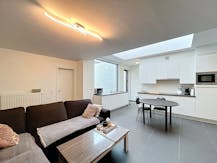 Gelijkvloers appartement met 2 kamers en koer in Poperinge