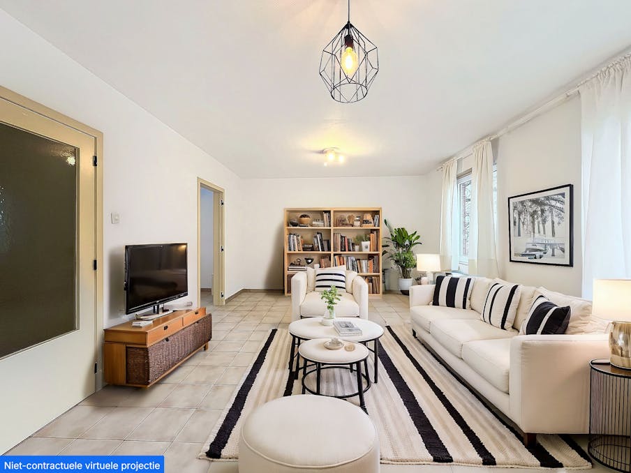 Ruim 1-slaapkamerappartement met garagebox!