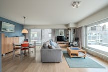 Appartement d'angle d'une chambre avec vue latérale sur la mer à vendre à Middelkerke !