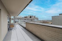 Appartement d'angle d'une chambre avec vue latérale sur la mer à vendre à Middelkerke !