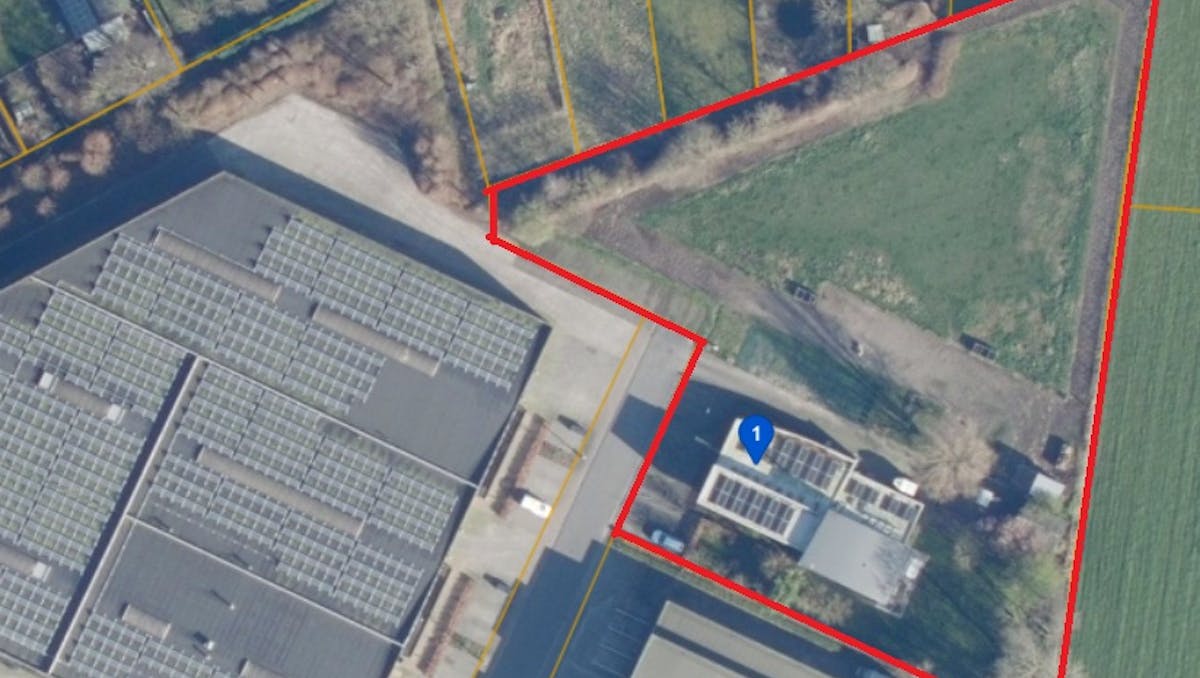 Kantoor op ca. 5.363 m² in 'Zone voor KMO en dienstverlening'