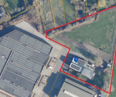 Kantoor op ca. 5.363 m² in 'Zone voor KMO en dienstverlening'