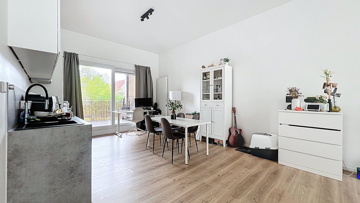 Instapklaar appartement met 2 slaapkamers en terras te Gent