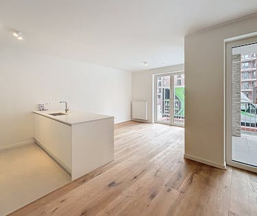 Gelijkvloers appartement te huur aan Tour en Taxi Brussel