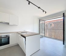 Tour & Taxis - Groot 1 slaapkamer appartement met uitzicht