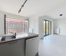Tour & Taxis - Groot 1 slaapkamer appartement met uitzicht
