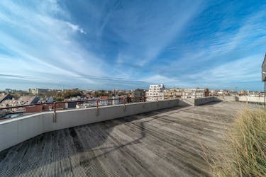 Penthouse met magnifiek zicht op de markt van De Panne