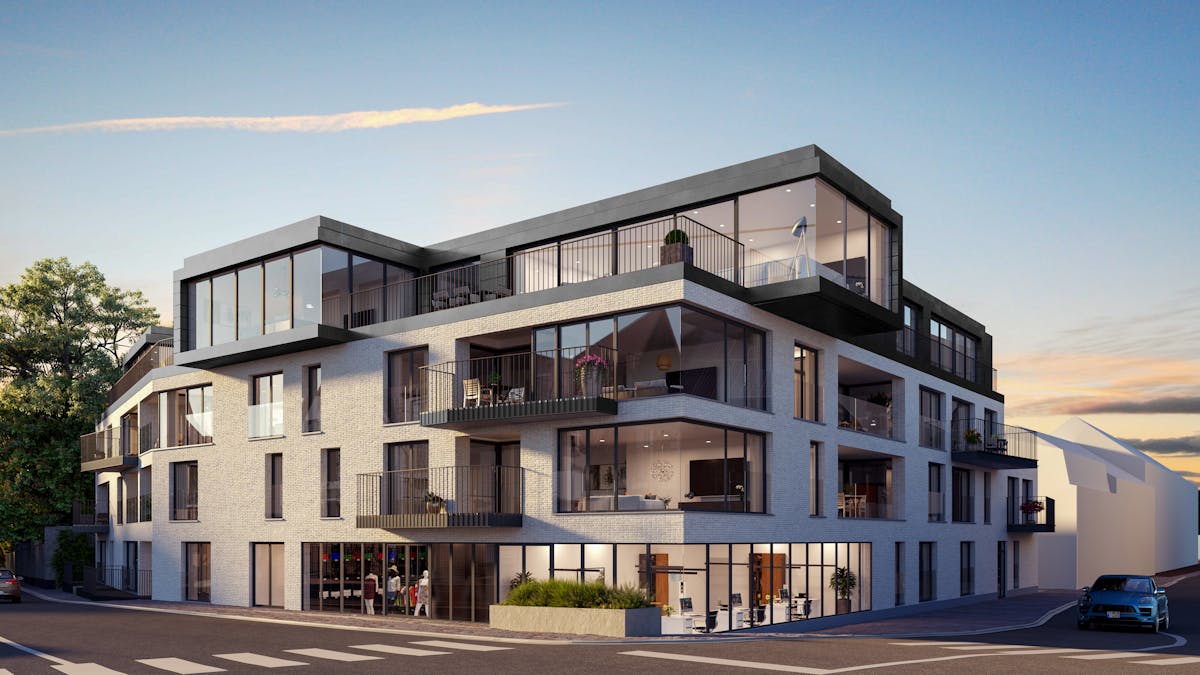 Handelspand (nieuwbouw) te koop in project Sint-Amandus te Zwevegem