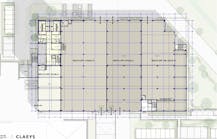 Loods van ca. 876m² in project "Cascade"