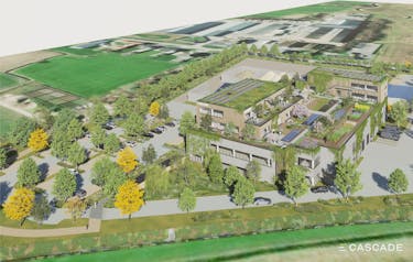 Loods van ca. 876m² in project "Cascade"