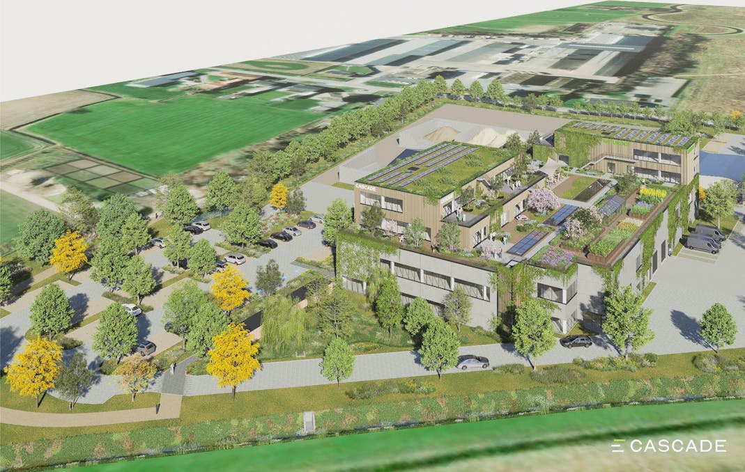 Loods van ca. 876m² in project "Cascade"