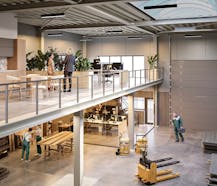 Nieuwbouw KMO-units (ca. 105 m²-ca. 480 m²) te koop in Halle