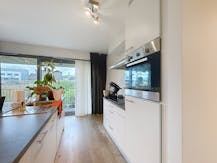 Appartement met drie slaapkamers en zicht op de Schelde.
