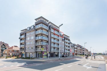Ruim appartement (94m²) met 2 slaapkamers in Koksijde-Bad