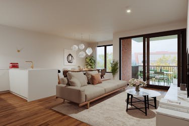 Nieuwbouwproject Evergreen: Duurzaam wonen in centrum Mortsel.