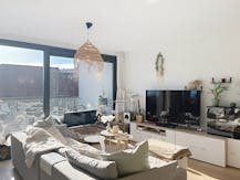 Zeer lichtrijk appartement met twee slaapkamers te huur in Brugge