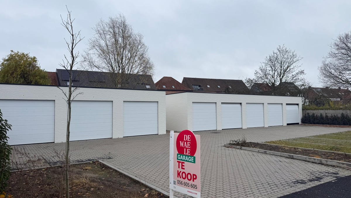 Garageboxen te koop in centrum Deerlijk