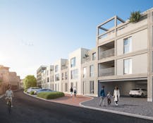 Nieuwbouw kantoorruimte gelegen langs de Kolenkaai in Brugge