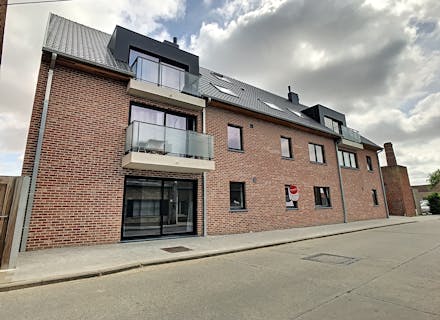 Nieuwbouw gelijkvloers appartement te huur met 2 slaapkamers te Langemark