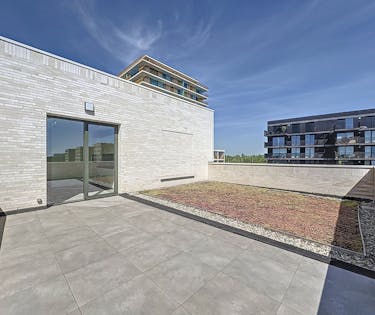 BEN-penthouse op de 3de verdieping met terras te huur op Linkeroever