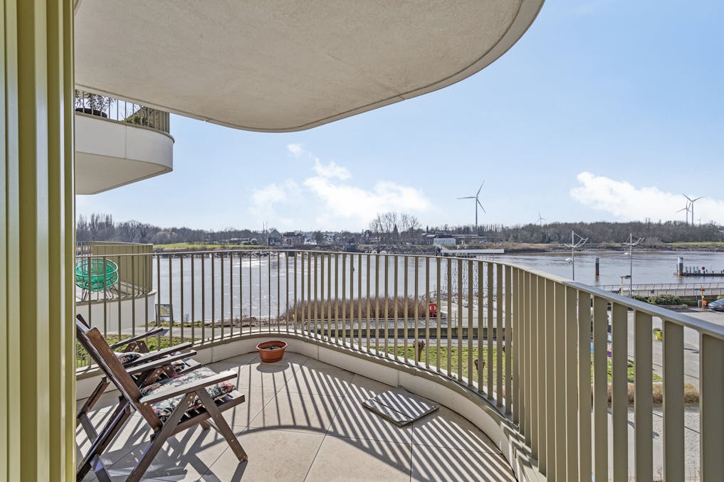 Recent appartement met waterzicht in Project Brig te Boom