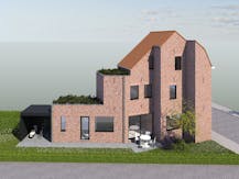 Nieuwbouwhuis met 3 slaapkamers langs de Peterseliestraat te Brugge