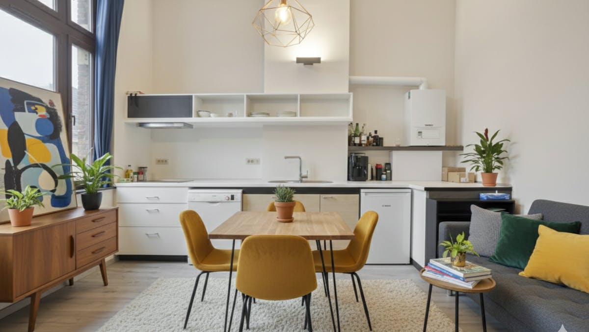 Compacte, instapklare uitvalsbasis in Gent