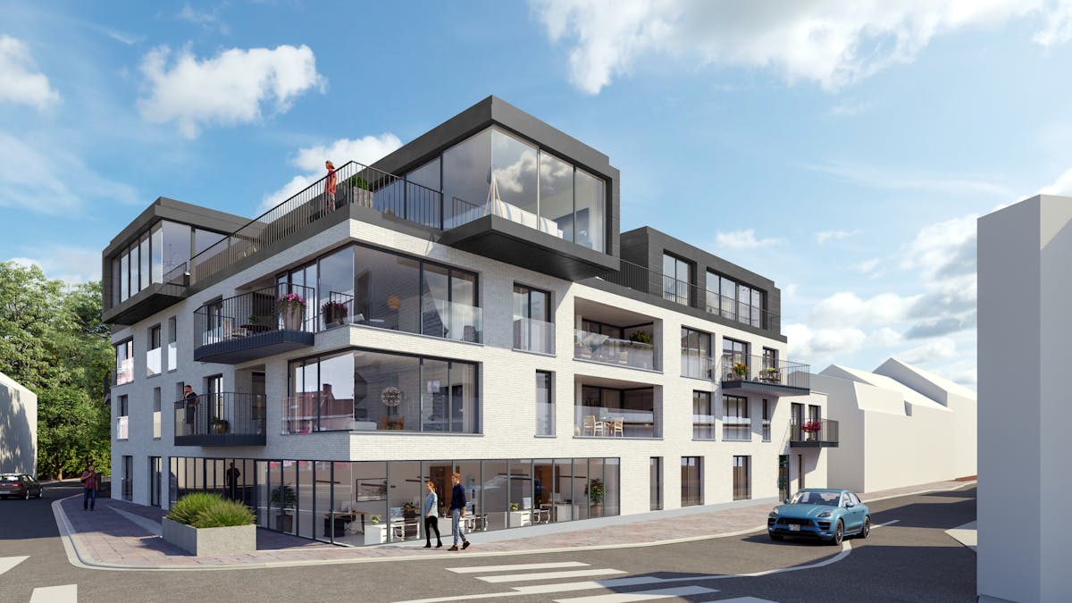 Handelspand (nieuwbouw) te koop in project Sint-Amandus te Zwevegem