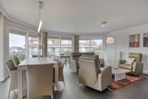Appartement met 3 slaapkamers en garage vlakbij zee in Sint-Idesbald