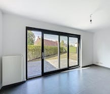 Gelijkvloers appartement met 2 slaapkamers te huur in Oedelem