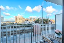 Instapklare studio met terras en zeezicht te Westende!